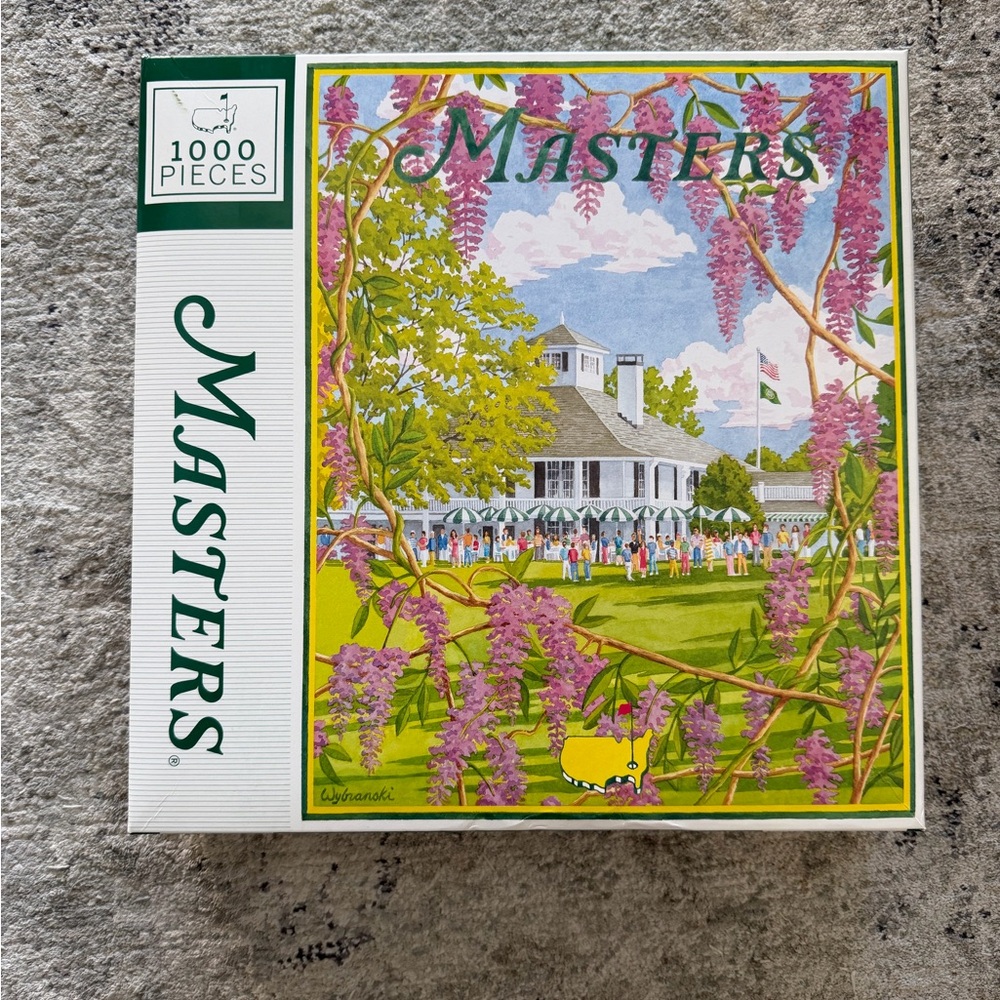 Masters Puzzle with Purple and Green Accents